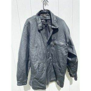 Stone Rockers Leather Man 100% Genuine Leather Jacket Size XL